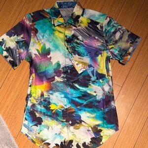Robert Graham Colorful Abstract Men's Shirt